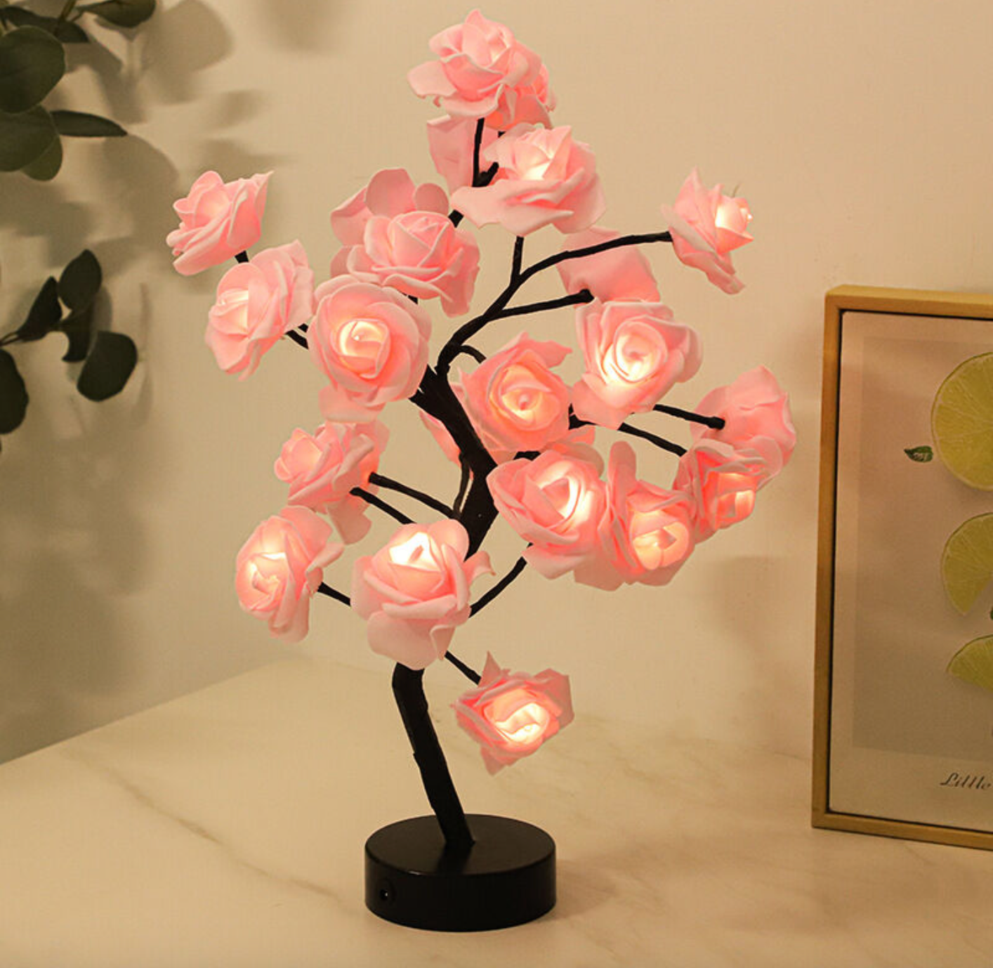Lampe de table LED Rose