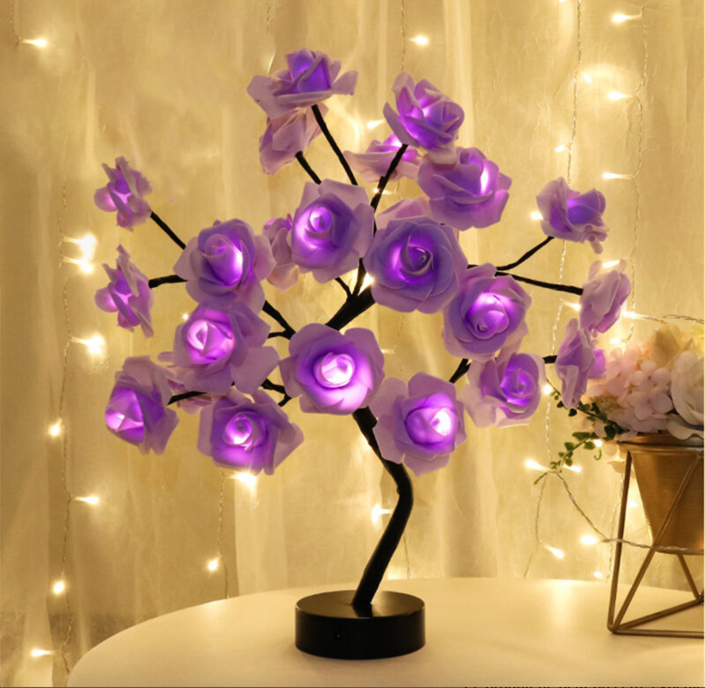 Lampe de table LED Violet