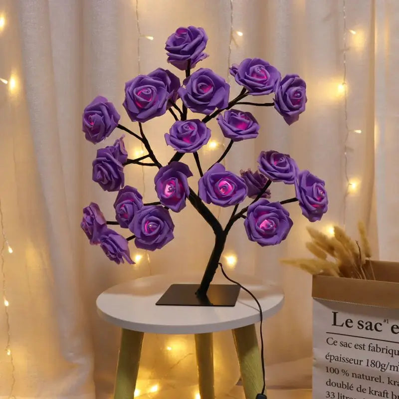 Lampe de table LED Violet
